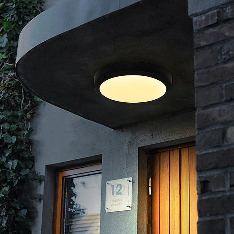 Outdoor Wall Lights | LED Flush Mount Light with Radar Motion Sensor | Weather-Resistant Design for Enhanced Security