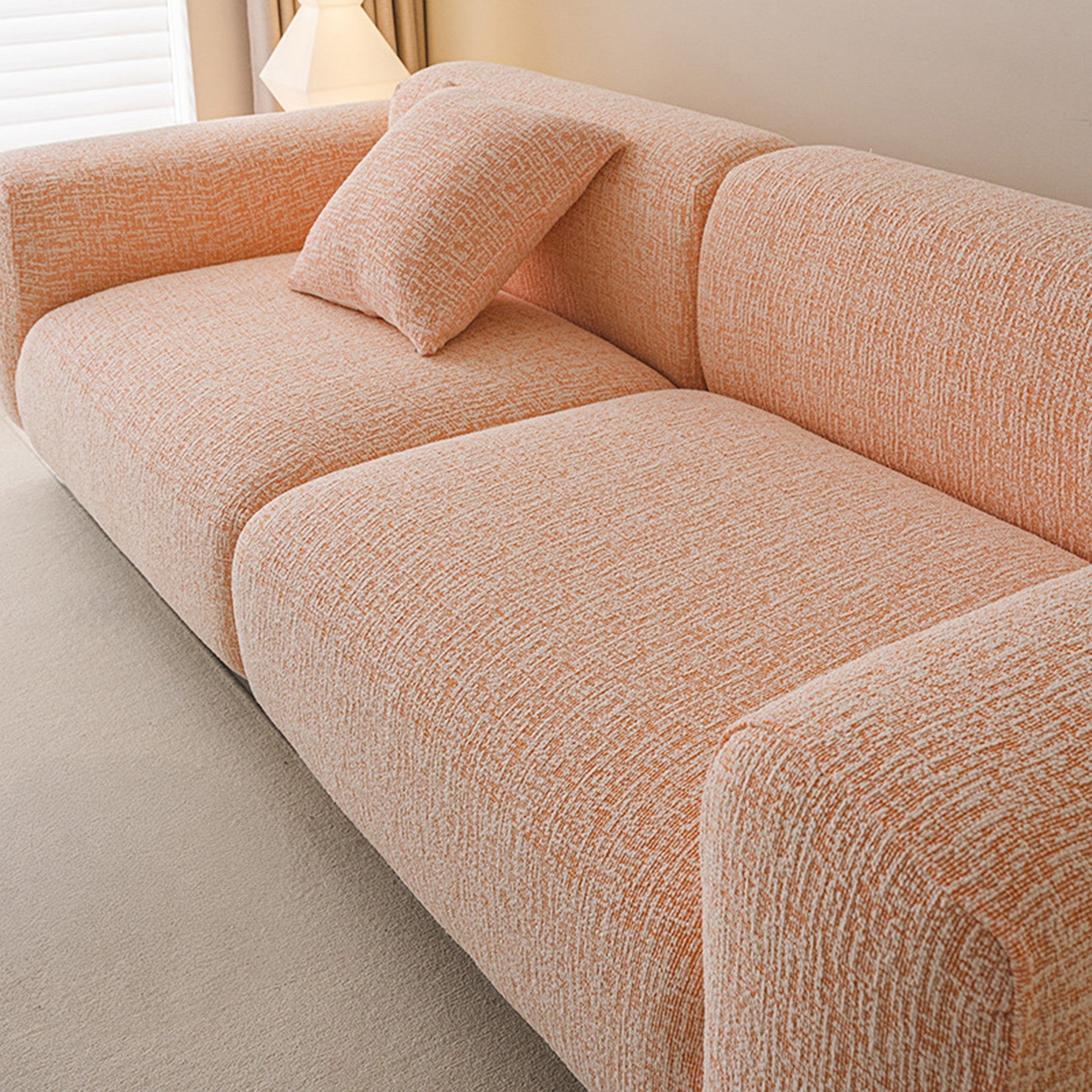 All Seasons Chenille Stretch Sofa Cover with Full Wrap Protection