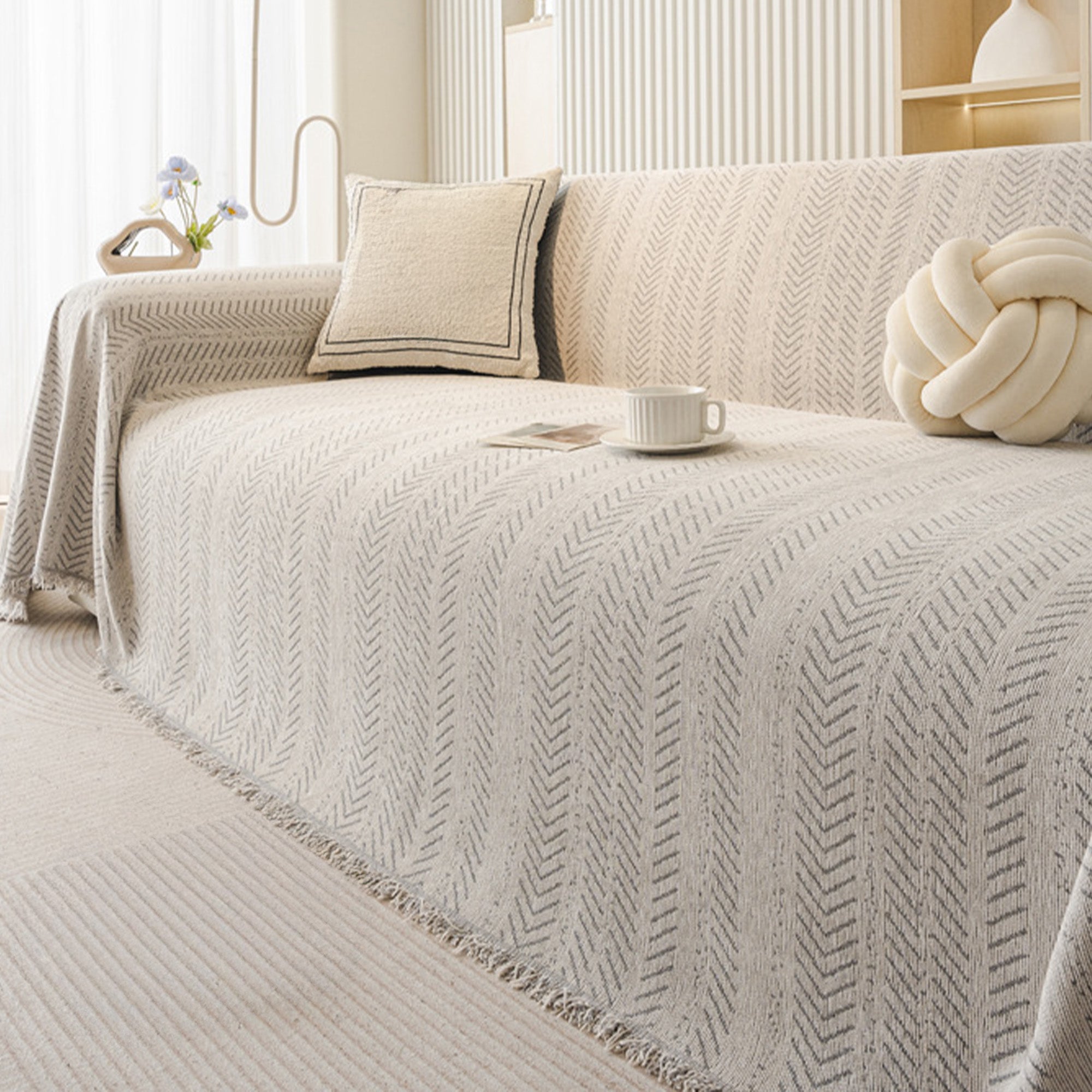 Chenille Anti Scratch Washable Sofa Cover for Cozy Living