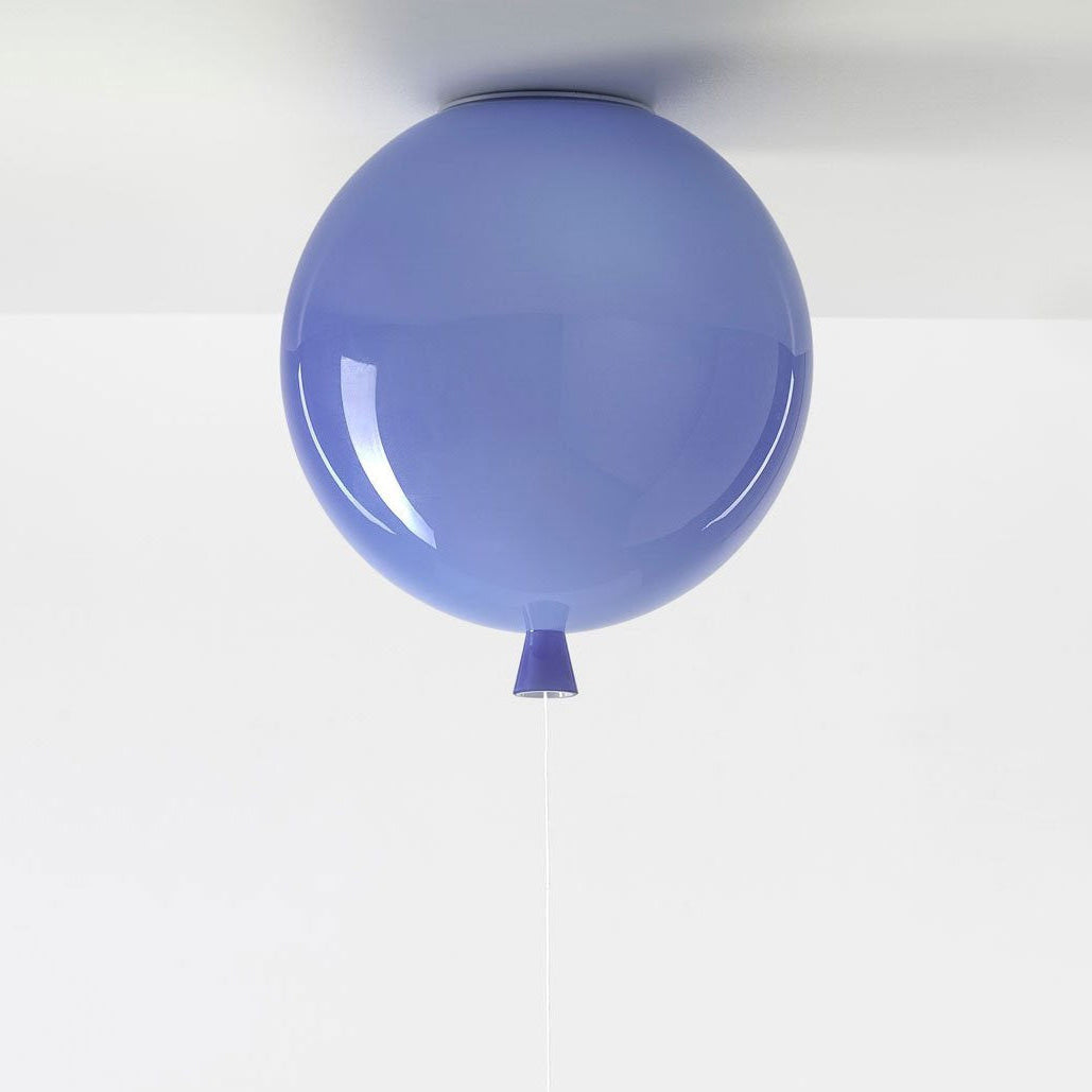 Balloon Ceiling Light, LED, Purple Green, Kids Nursery Room, Dimmable