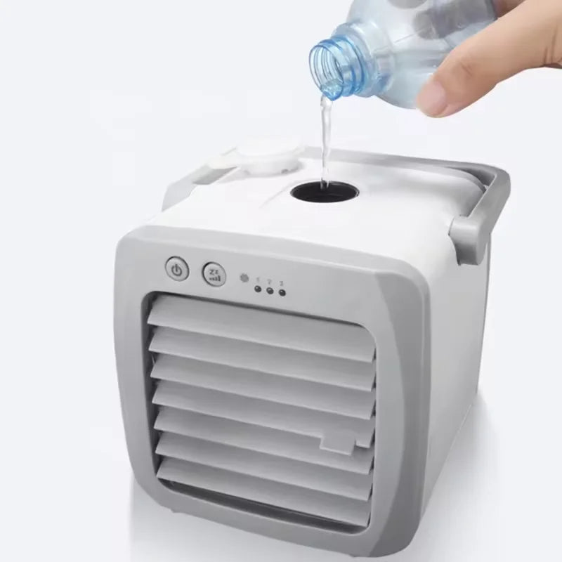 Portable Air Conditioner | 4-in-1 Mini AC with Instant Cooling | USB-Powered Humidifier for Personal Comfort