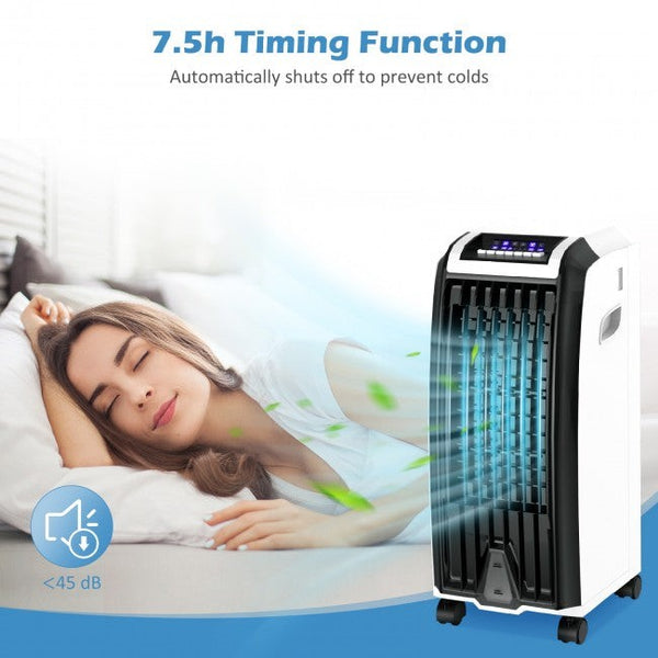 Low-noise quiet portable air conditioner for a bedroom