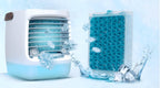 Portable mini evaporative air cooler for hot days