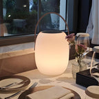 Rechargeable Table Lamp | Cordless RGB & White Light with Remote Control | Compact Design for Versatile Indoor and Outdoor Use