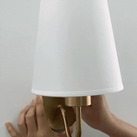 Retro Wall Sconce | RGB LED Wall Lamp with Rechargeable Design | Versatile Lighting for Ambiance Creation
