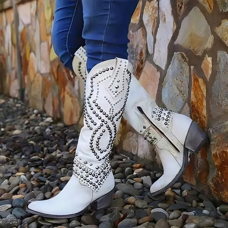 Riloh | Black Knee High Boots for Women with Pointed Toe & Side Zipper | Stylish Comfort Footwear