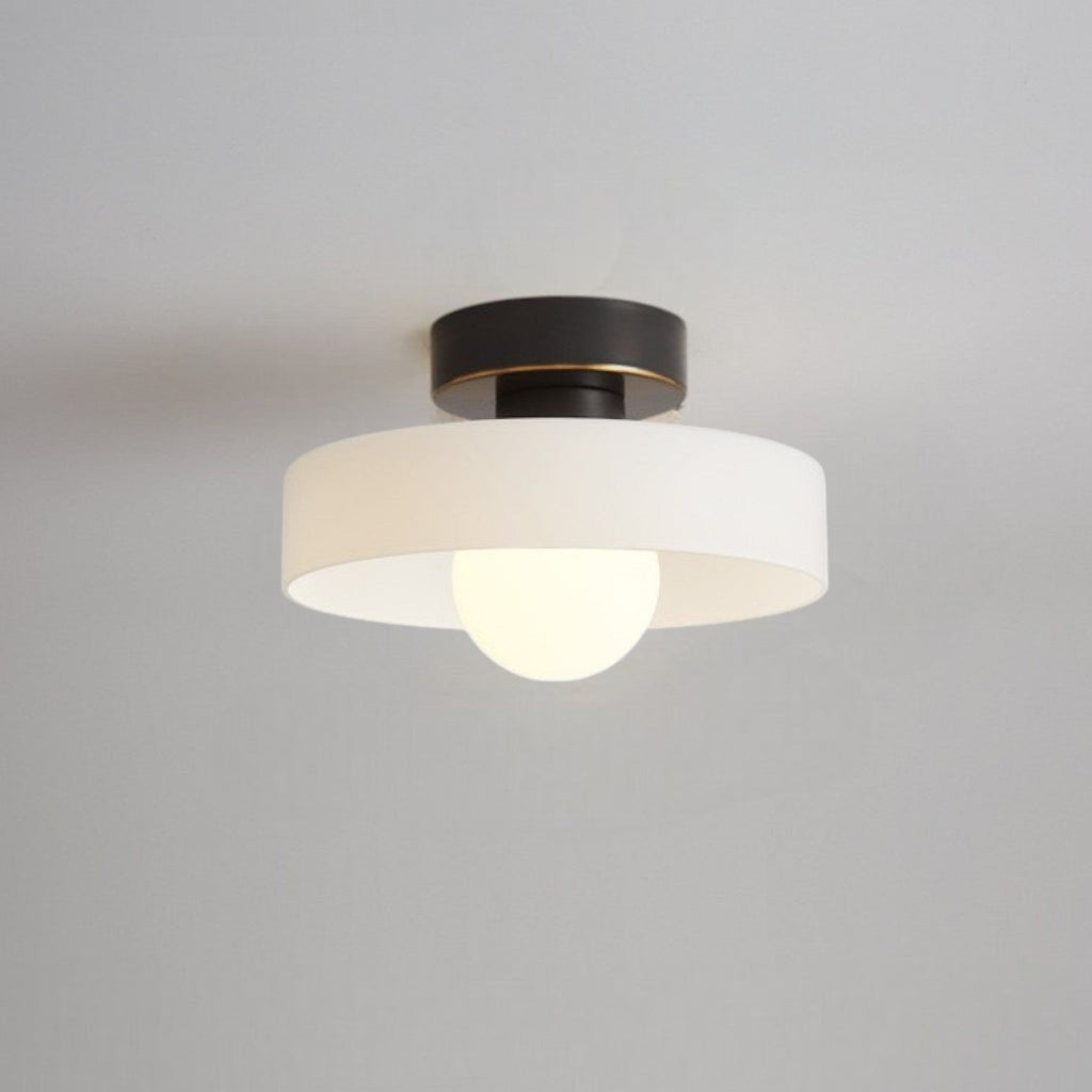 RoyaleGlow | Flush Mount Ceiling Light with Dimmable LED & Glass Shade | Versatile Illumination for Any Space