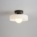 RoyaleGlow | Flush Mount Ceiling Light with Dimmable LED & Glass Shade | Versatile Illumination for Any Space