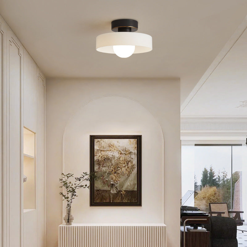 RoyaleGlow | Flush Mount Ceiling Light with Dimmable LED & Glass Shade | Versatile Illumination for Any Space