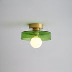 RoyaleGlow | Flush Mount Ceiling Light with Dimmable LED & Glass Shade | Versatile Illumination for Any Space