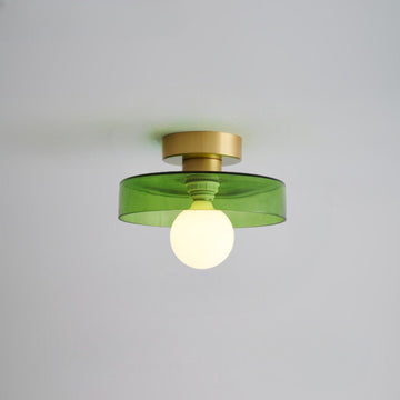 RoyaleGlow | Flush Mount Ceiling Light with Dimmable LED & Glass Shade | Versatile Illumination for Any Space