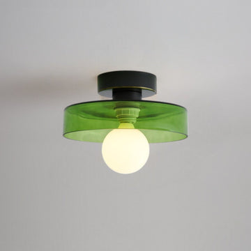 RoyaleGlow | Flush Mount Ceiling Light with Dimmable LED & Glass Shade | Versatile Illumination for Any Space