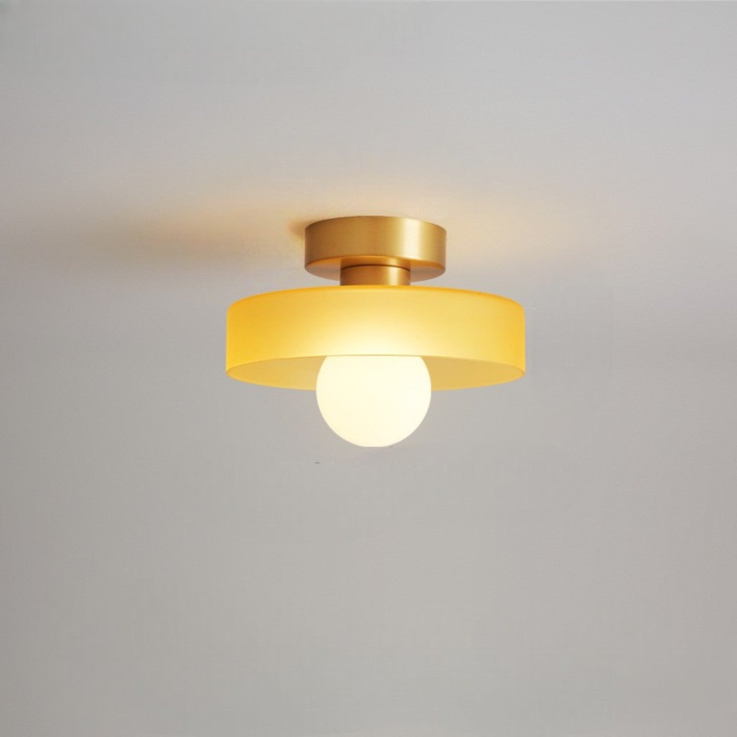 RoyaleGlow | Flush Mount Ceiling Light with Dimmable LED & Glass Shade | Versatile Illumination for Any Space