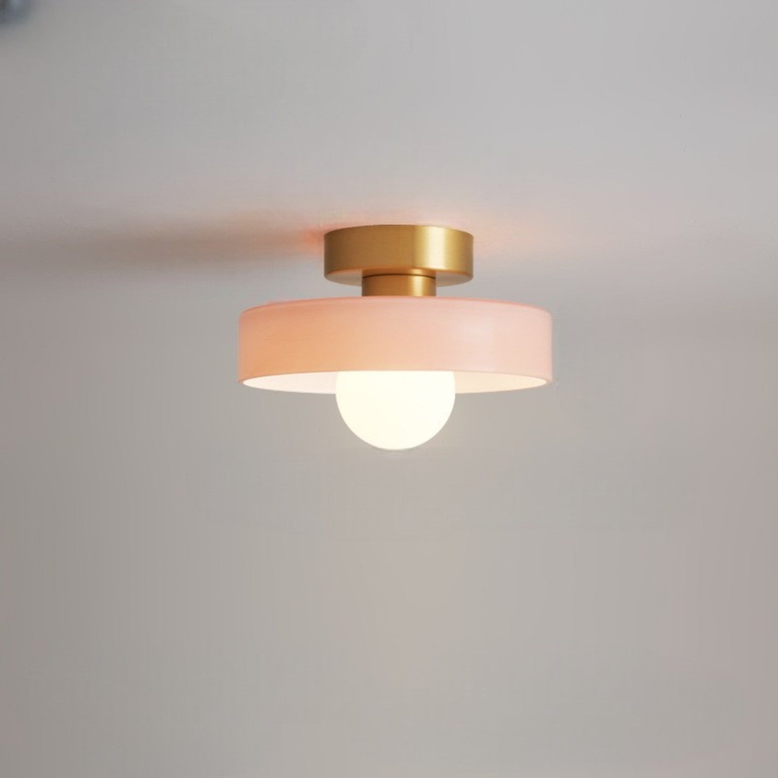 RoyaleGlow | Flush Mount Ceiling Light with Dimmable LED & Glass Shade | Versatile Illumination for Any Space