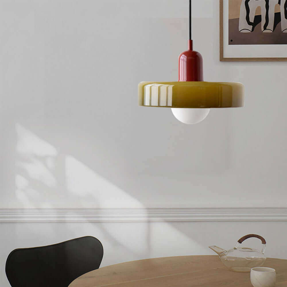 Royallure | Glass Pendant Light with Adjustable Suspension | Modern Kitchen Pendant Lighting for Stylish Interiors