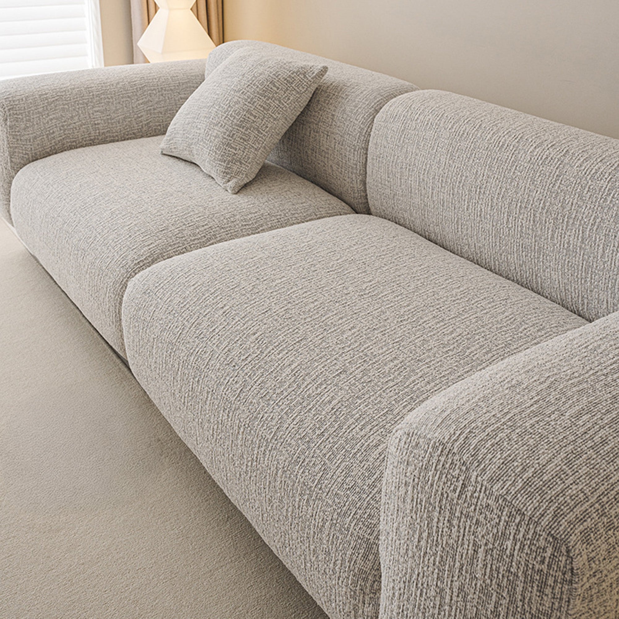 All Seasons Chenille Stretch Sofa Cover with Full Wrap Protection