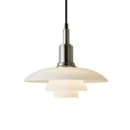 Scandinavian Elegance | Glass Pendant Light with Adjustable Height | Modern Kitchen Pendant Lighting for Stylish Spaces
