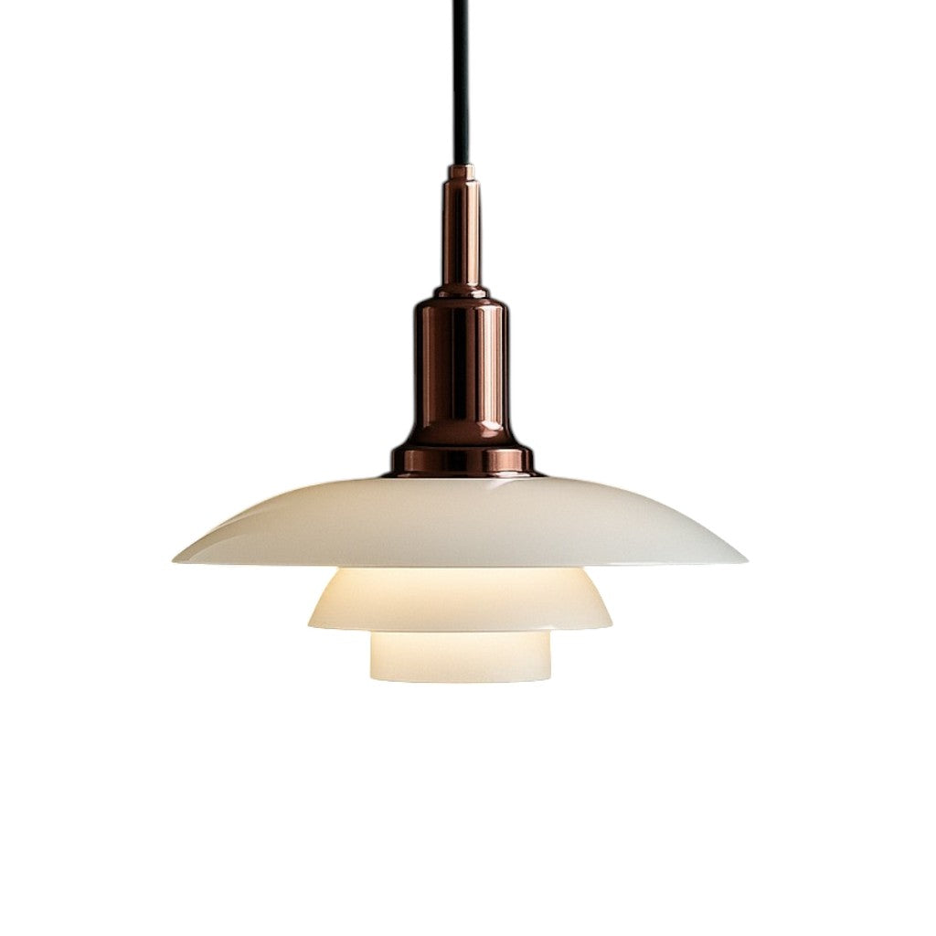 Scandinavian Elegance | Glass Pendant Light with Adjustable Height | Modern Kitchen Pendant Lighting for Stylish Spaces