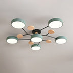Scandinavian | Flush Mount Ceiling Light with Dimmable Feature | Modern Design for Living Room and Bedroom