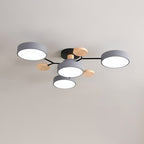 Scandinavian | Flush Mount Ceiling Light with Dimmable Feature | Modern Design for Living Room and Bedroom
