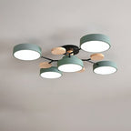 Scandinavian | Flush Mount Ceiling Light with Dimmable Feature | Modern Design for Living Room and Bedroom