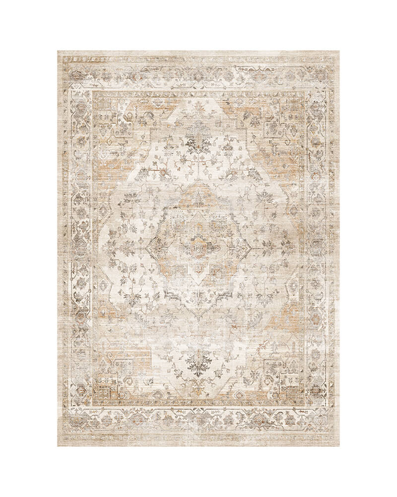 Selene Collection | Washable Area Rug with Non-Slip Backing | Cozy Comfort for Living Rooms and More