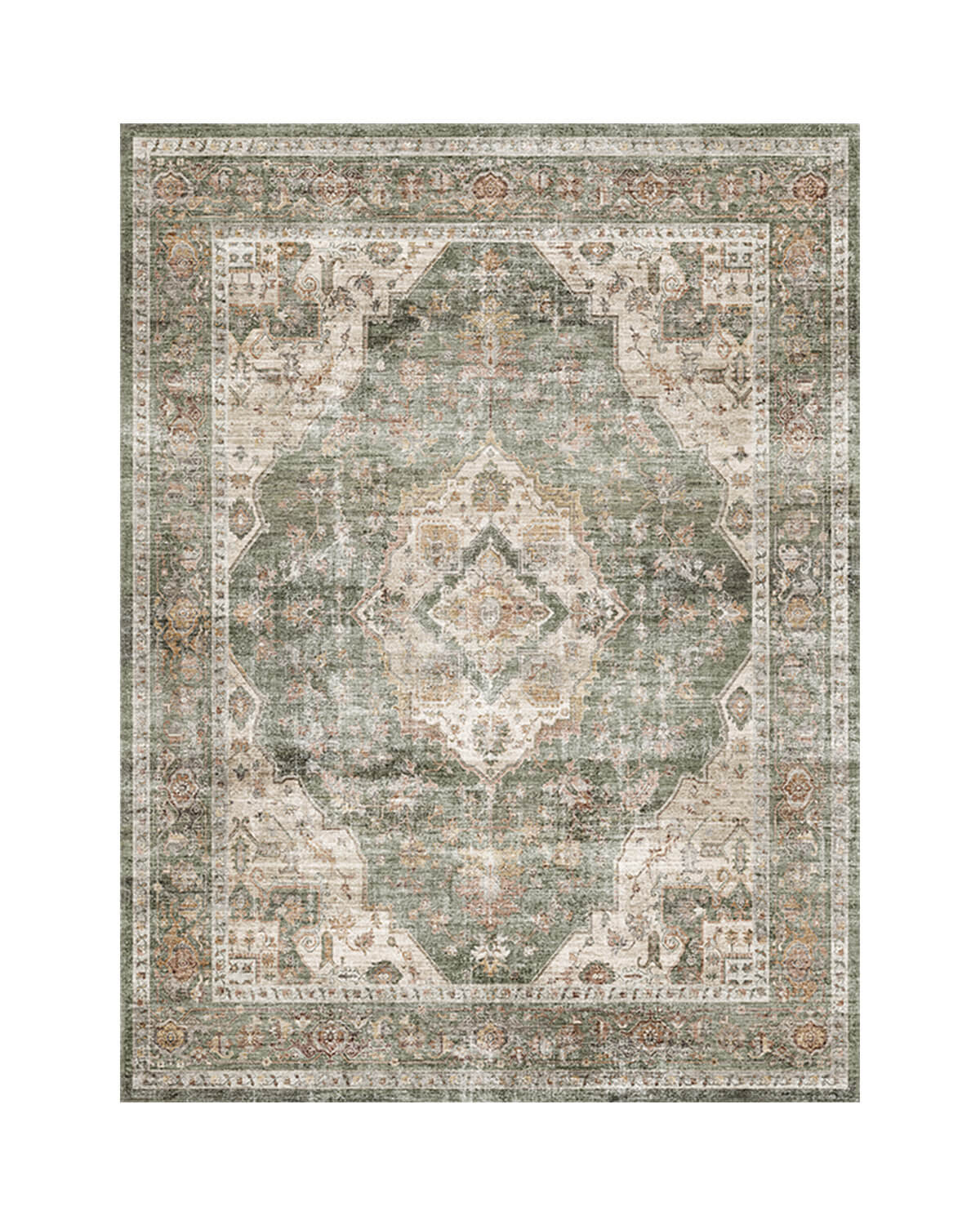 Selene Collection | Washable Area Rug with Non-Slip Backing | Eco-Friendly Design for Ultimate Comfort in Living Rooms