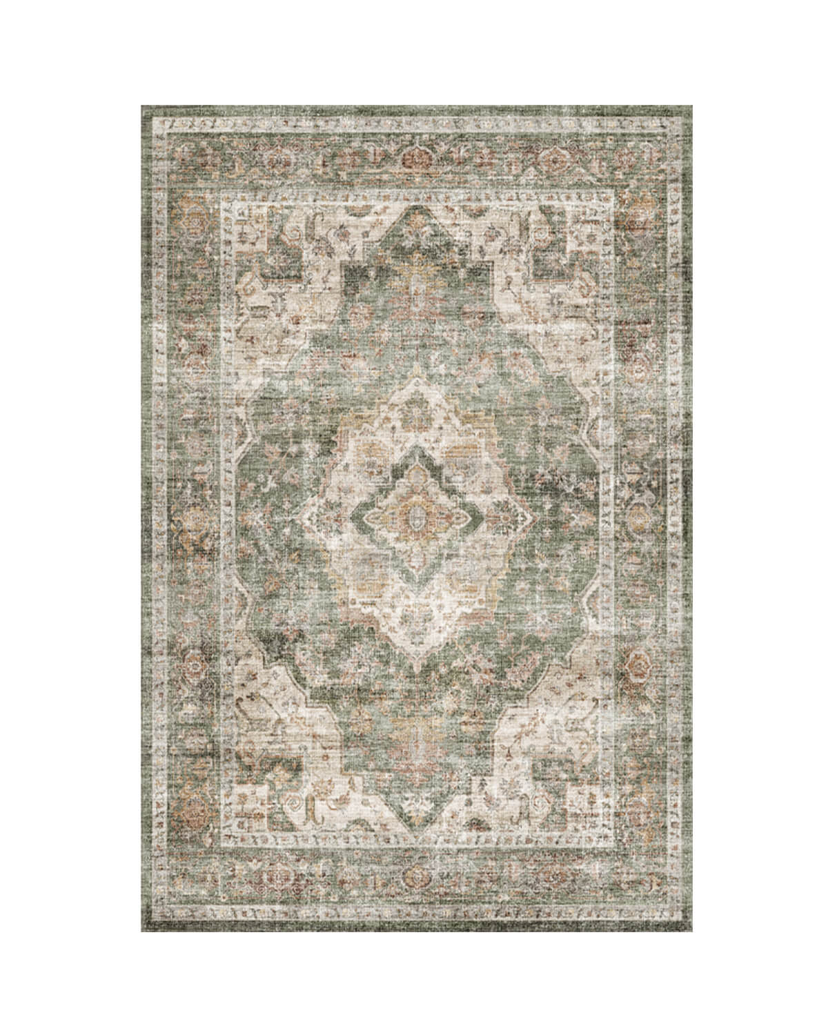 Selene Collection | Washable Area Rug with Non-Slip Backing | Eco-Friendly Design for Ultimate Comfort in Living Rooms