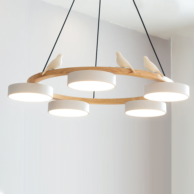 Bird Round Chandelier LED Ceiling Light