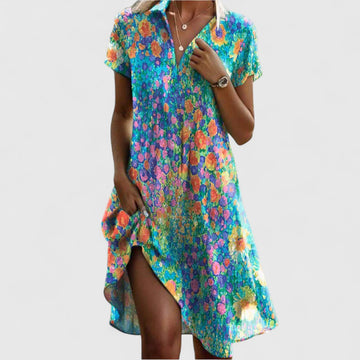 Sienna | Women's Boho Chic Summer Dress with Flowy Silhouette | Effortless Style for Every Occasion