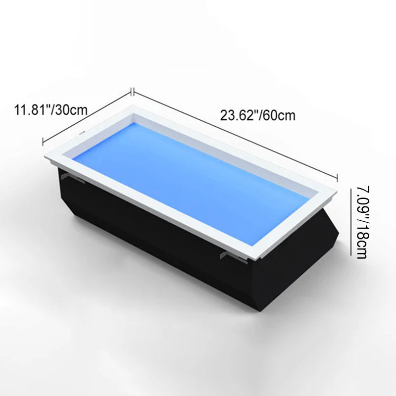 SkyGlow | Flush Mount Ceiling Light with Smart Control & Adjustable Color Temperature | Modern LED Design for Enhanced Ambiance