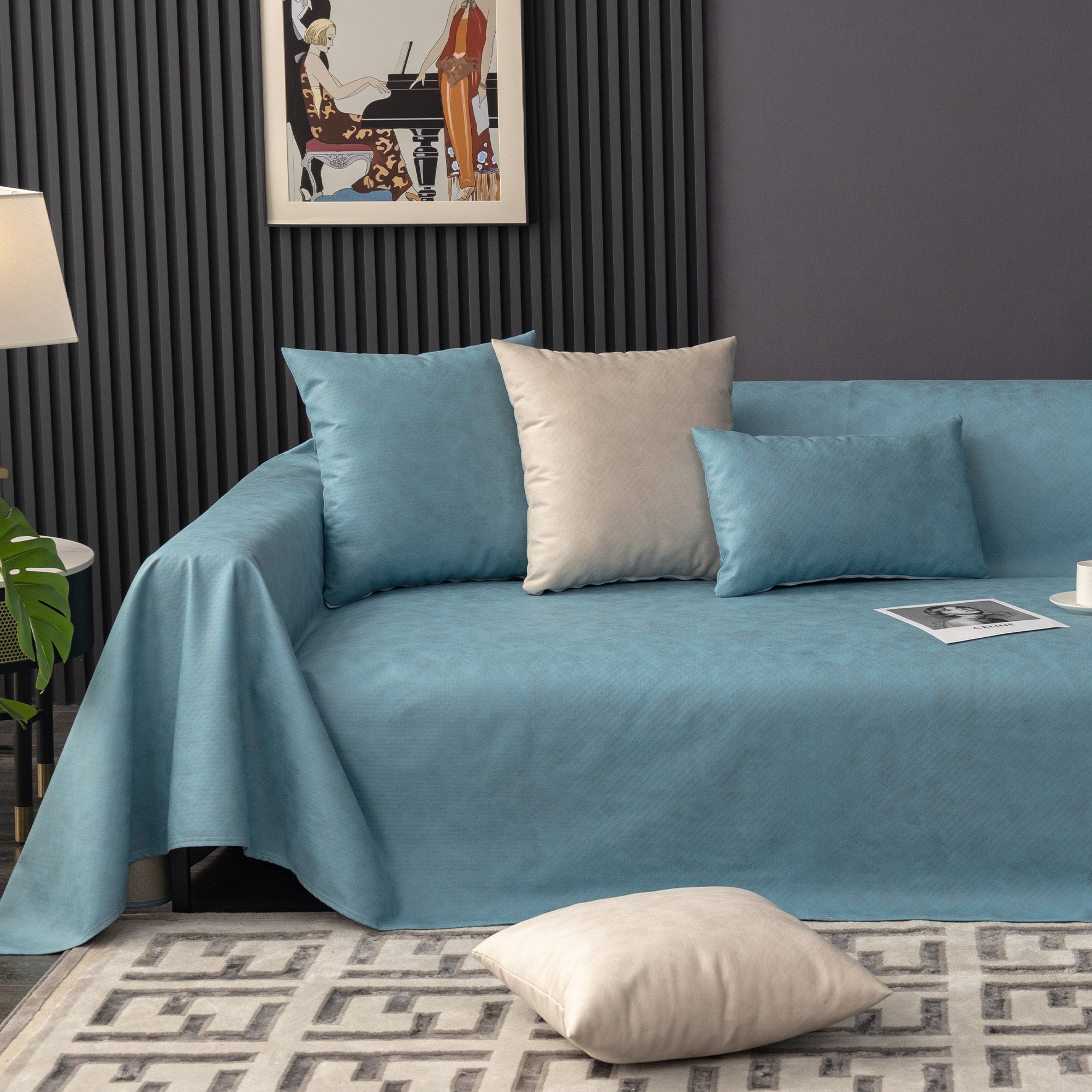 Waterproof Anti Slip Scratch Resistant Sofa Cover for Pet Homes