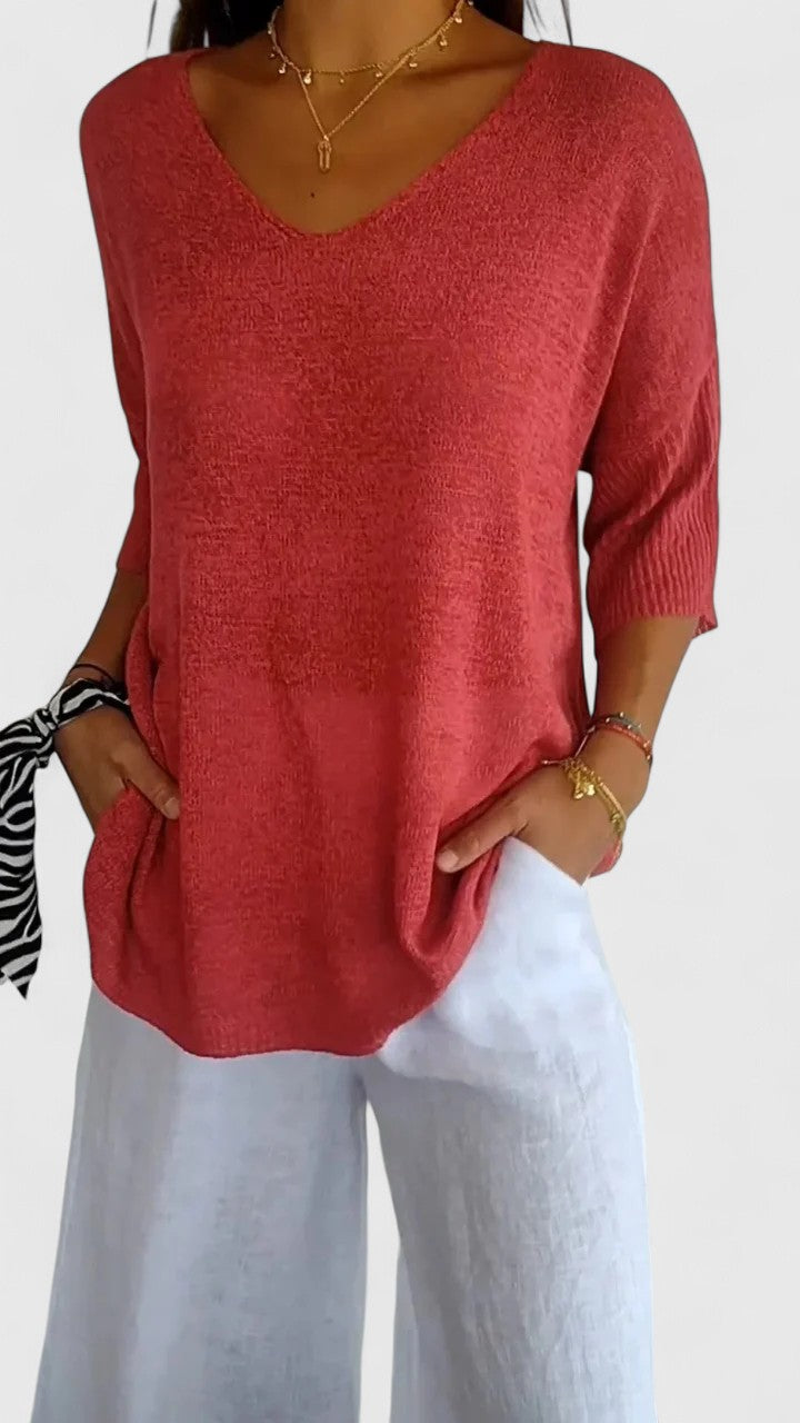Sonylah | Women's Top with Flattering Fit & Wrinkle-Resistant Fabric | Versatile Style for Effortless Elegance