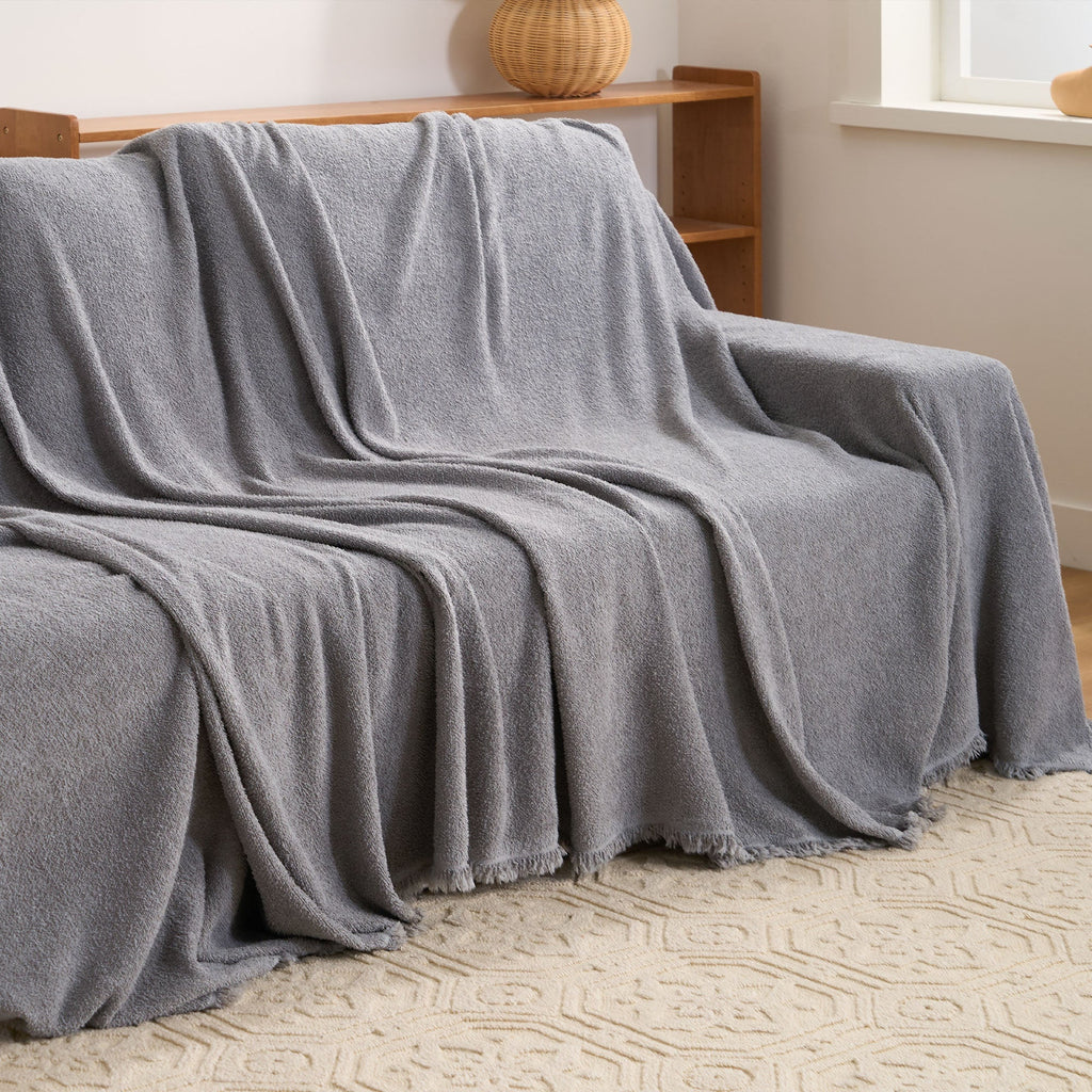 Soft Plush Waterproof Sofa Cover for Pet Friendly Protection