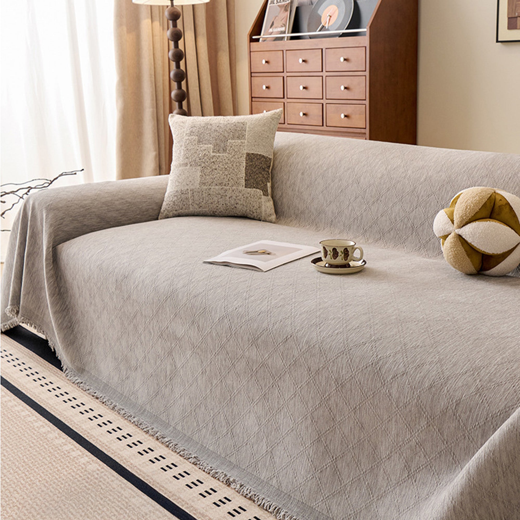 Thickened Chenille Anti Scratch Washable Sofa Cover