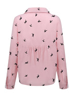 Stylish Mens Shirt with Printed Design & Functional Button Closure for Versatile Wear