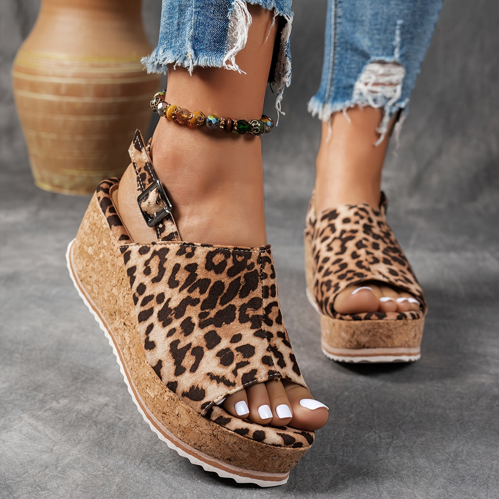 Terra | Women's Platform Sandals with Adjustable Buckle for All-Day Comfort