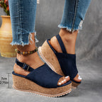 Terra | Women's Platform Sandals with Adjustable Buckle for All-Day Comfort