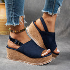 Terra | Women's Platform Sandals with Adjustable Buckle for All-Day Comfort
