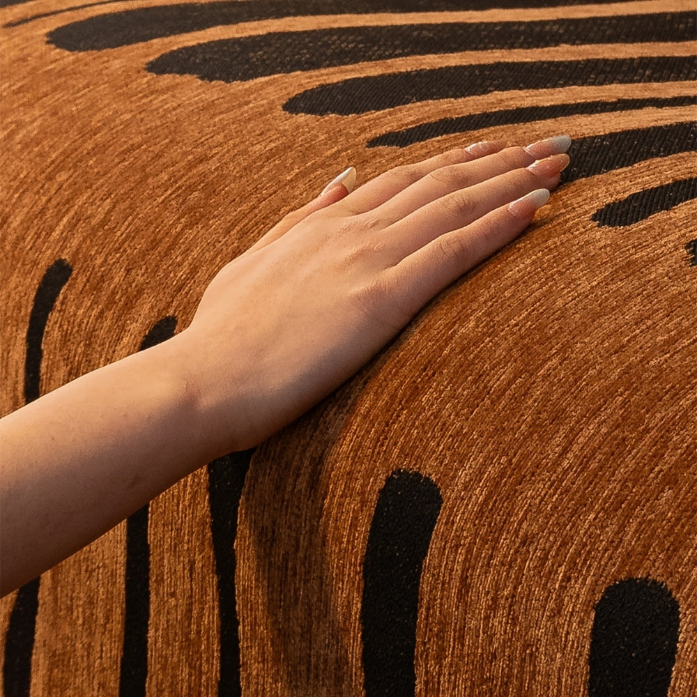 Tribal Geometric Chenille Sofa Cover for Cozy Modern Living