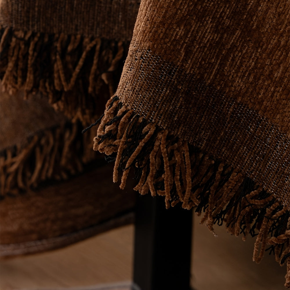 Tribal Geometric Chenille Sofa Cover for Cozy Modern Living