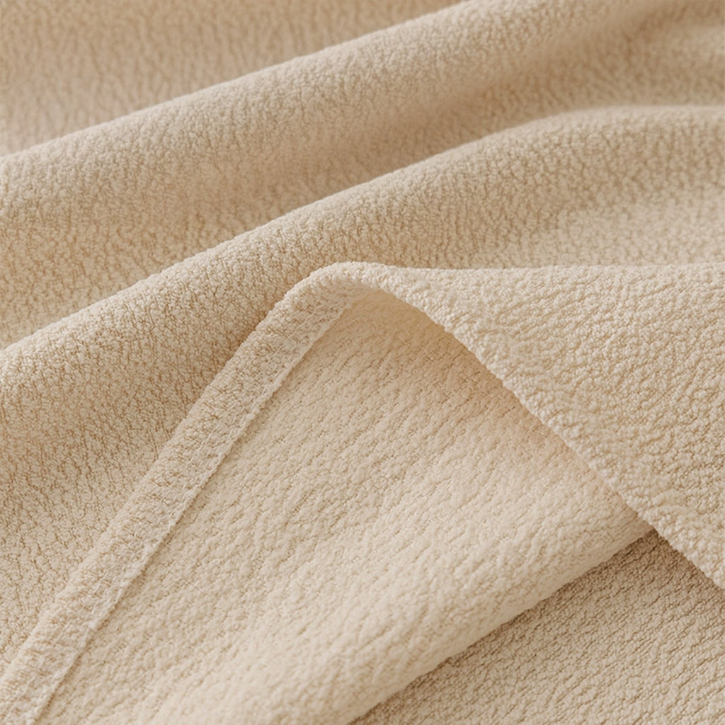 CloudNest Boucle Stretch Sofa Cover for Soft Full Room Protection