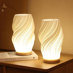Wavecrest | Dimmable LED Lamp with Unique Wave Design | Elegant Light Fixture for Modern Home Decor