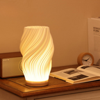 Wavecrest | Dimmable LED Lamp with Unique Wave Design | Elegant Light Fixture for Modern Home Decor