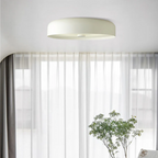 Wool Retro Ceiling Lamp | Flush Mount Ceiling Light with Dimmable LED | Nordic Minimalist Design for Cozy Interiors