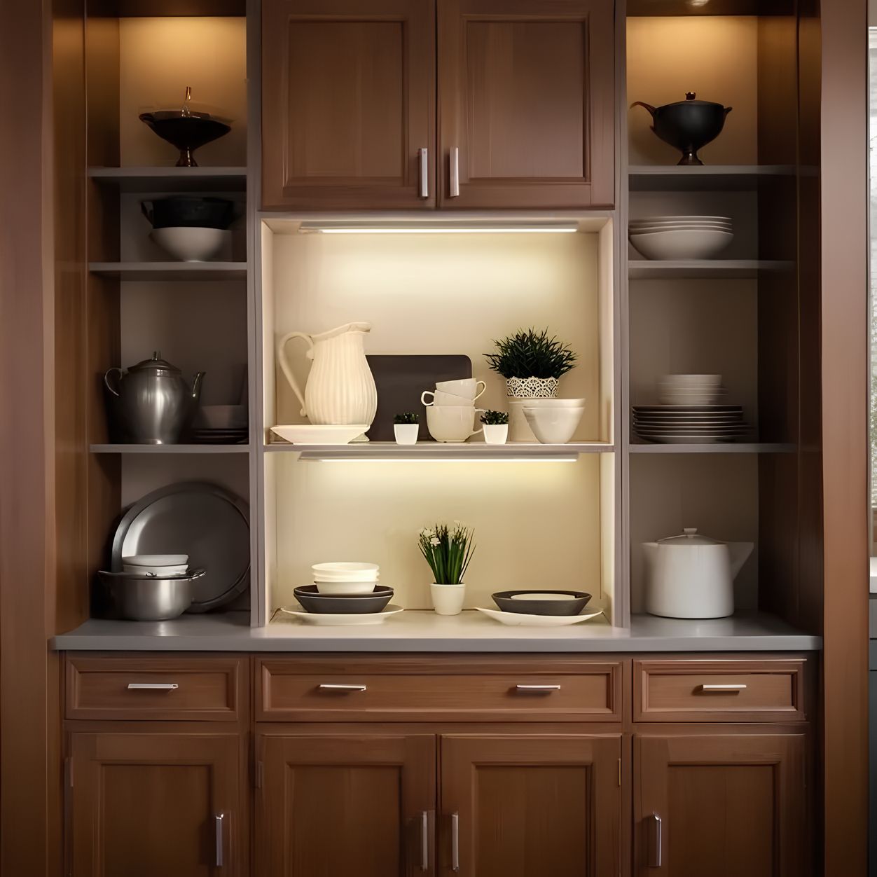 LED Motion Sensor Light Rechargeable Cabinet Under Cabinet Lamp