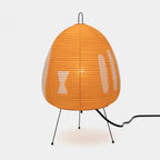 Japanese Rice Paper Table Lamp Retro Wabi Sabi Design