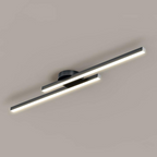 Modern LED Ceiling Lamp Aluminum Semi Flush Mount Light