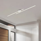 Modern LED Ceiling Lamp Aluminum Semi Flush Mount Light