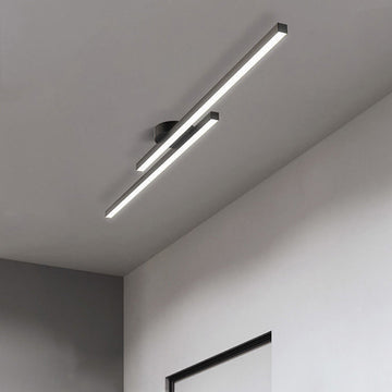 Modern LED Ceiling Lamp Aluminum Semi Flush Mount Light
